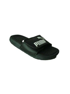 Puma Big Boys Slide Sandals Size 11 Black